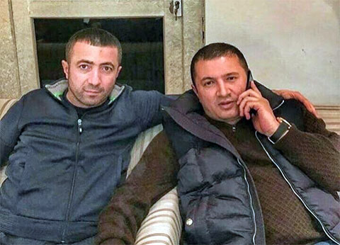 Слева воры в законе: Рашад Исмаилов (Рашад Гянджинский) и Надир Салифов (Лоту Гули)